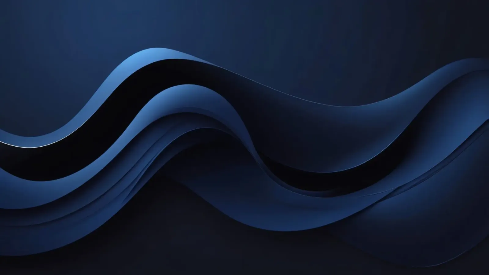 Waves of deep blue create a soothing abstract background canvas by DesignDoodle