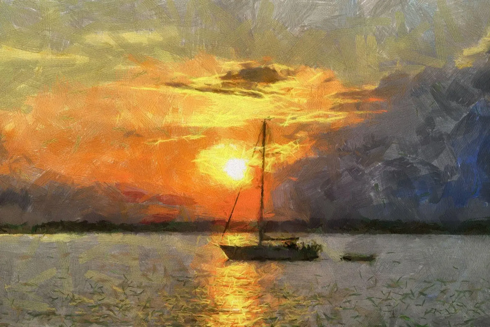 John Constable Kunst Poster mit Aluminium Rahmen von Brooke