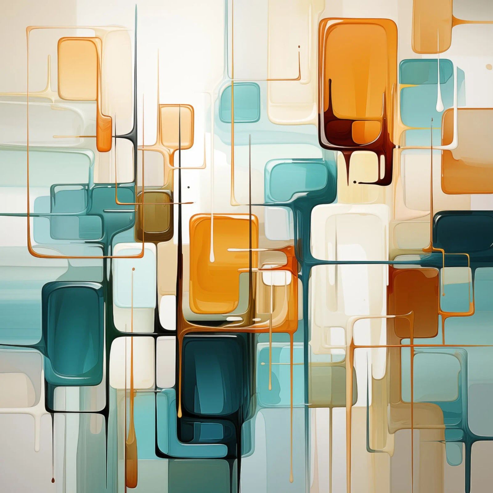 Abstract forms acrylic glass by Imagine