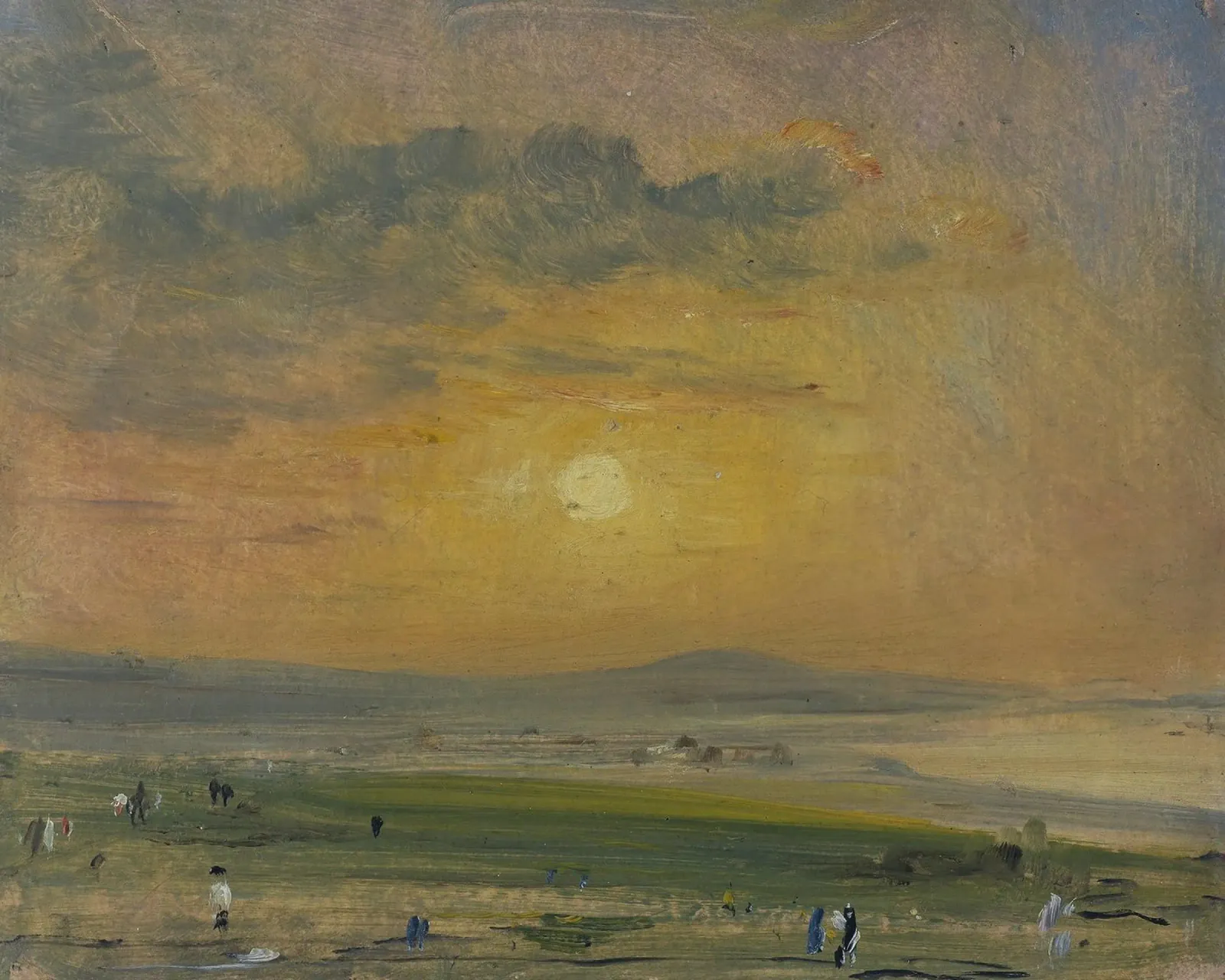 John Constable Kunst canvas met Baklijst van Brooke