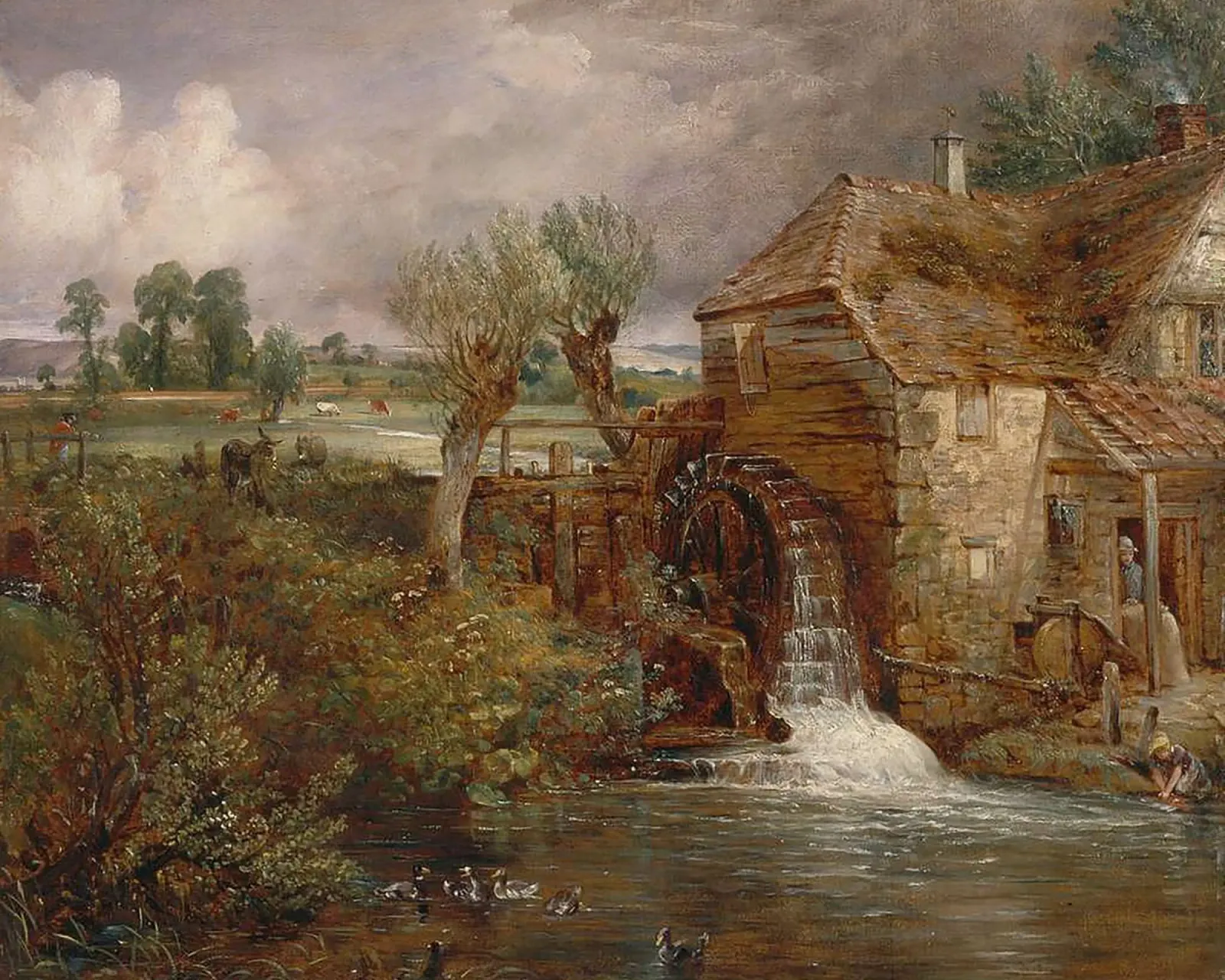 John Constable Kunst Hahnemühle von Brooke
