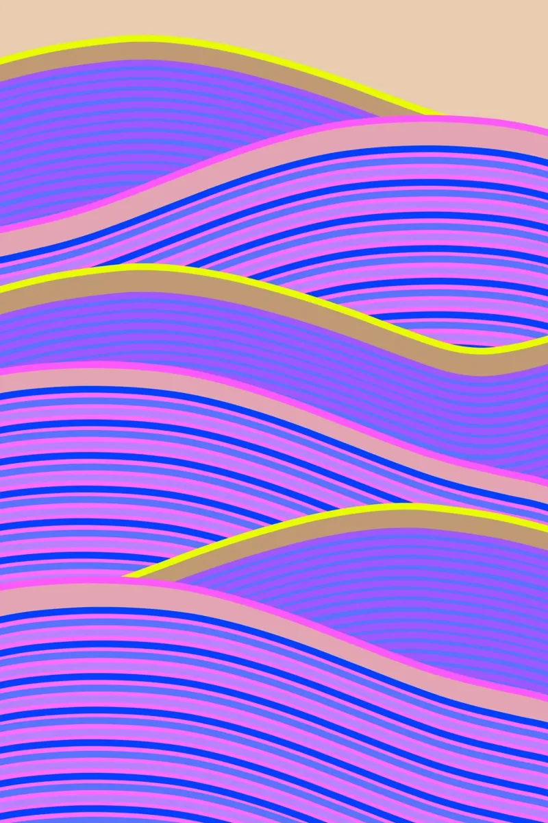 Happy Times Lavender Hills plexiglas de SilverPegasus