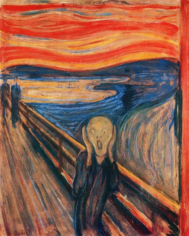 Edvard Munch pellicola backlit da Brooke