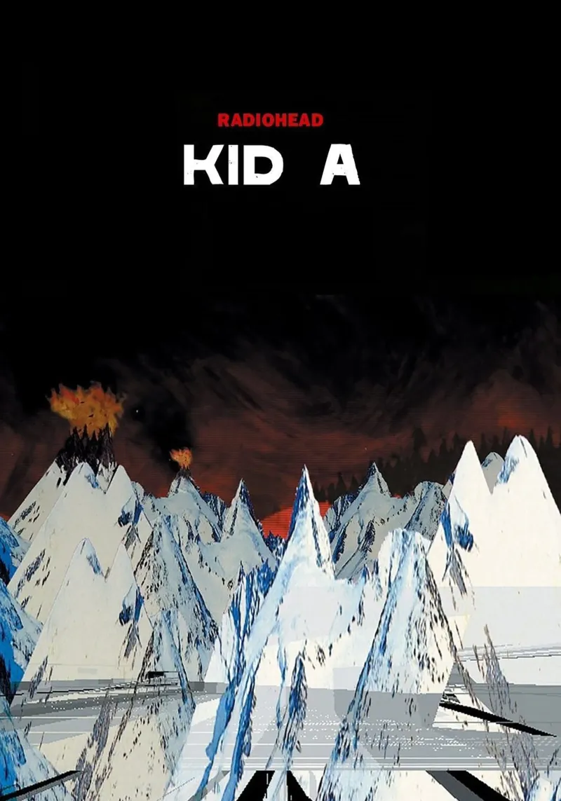 Kid A RAdiohead poster con telaio in plastica da Attaboy Dsgn