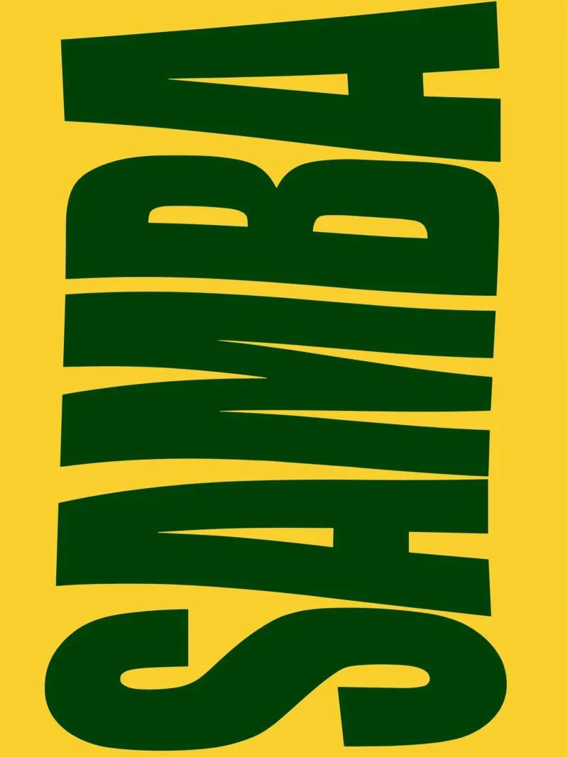 Samba typography pellicola backlit da ramosashop