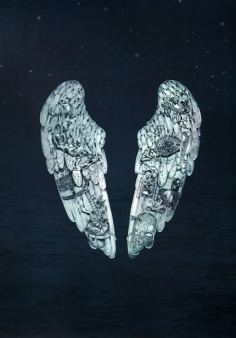 Ghost Stories — Coldplay tela con Cornice a cassetta da Attaboy Dsgn