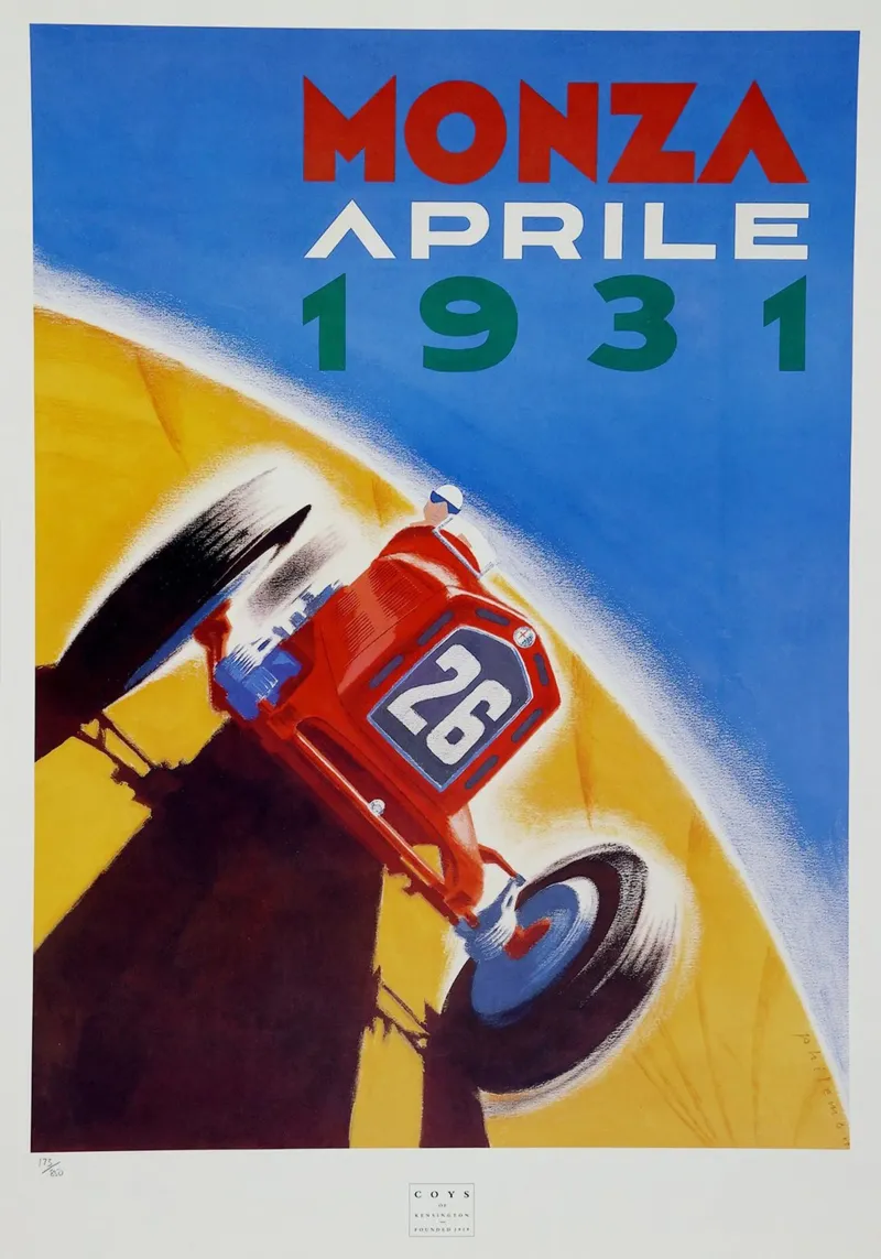Monza April 1931 canvas by AUTOSHOOT