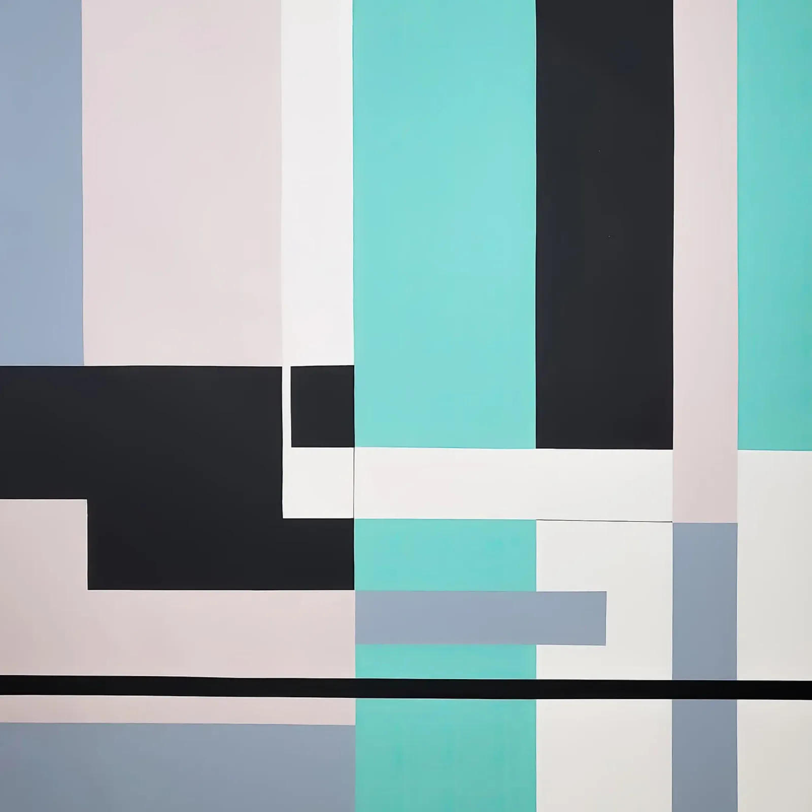 Geometric Balance in Soft Tones hahnemühle by Artbyvo
