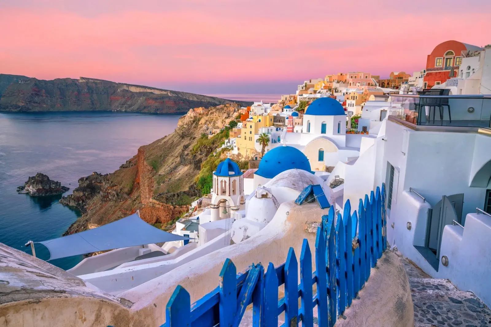 Santorini Glow alluminio dibond da PhotoVibe Decor