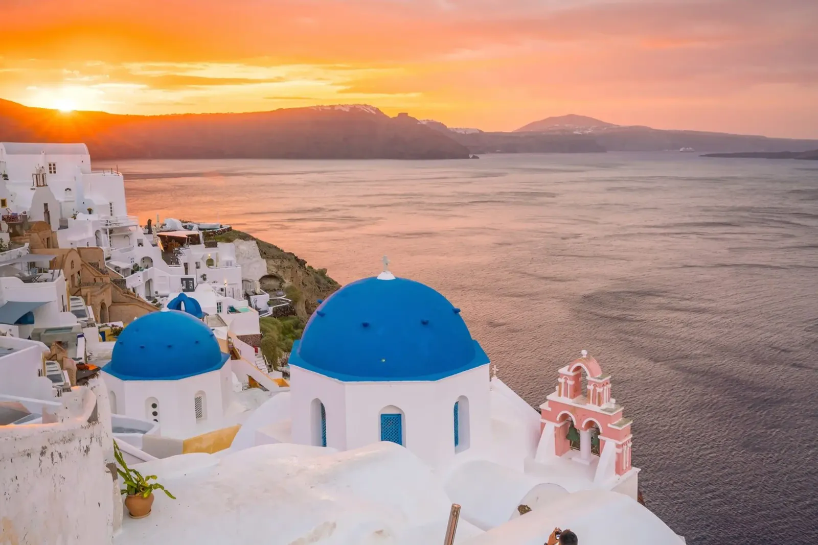Santorini Glow alluminio dibond da PhotoVibe Decor