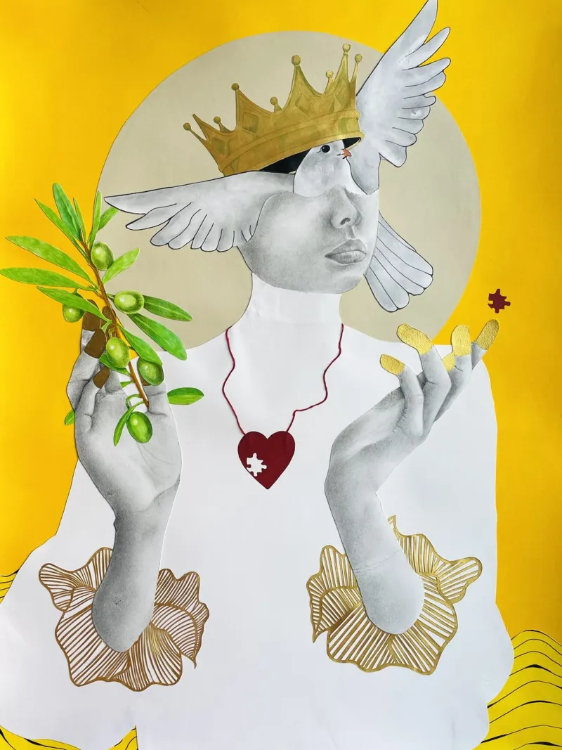 Scelto alluminio dibond da Helen Patterson Art