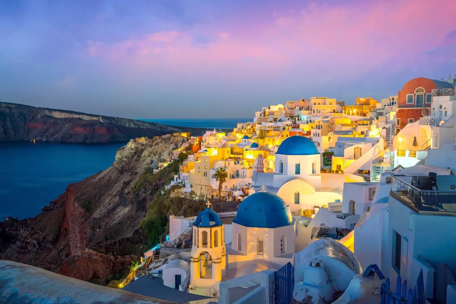 Santorini Glow poster da PhotoVibe Decor