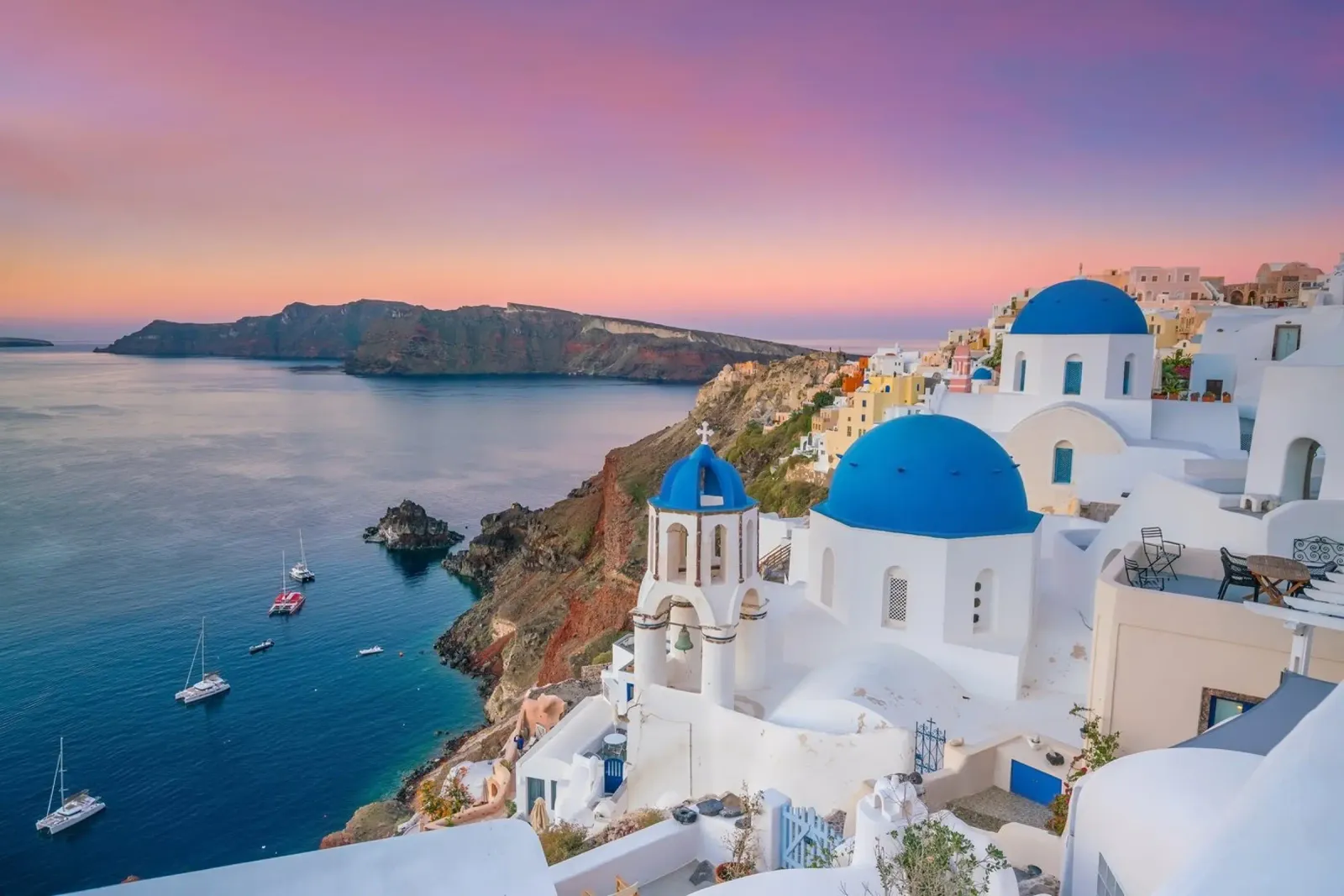 Santorini Glow plexiglass da PhotoVibe Decor