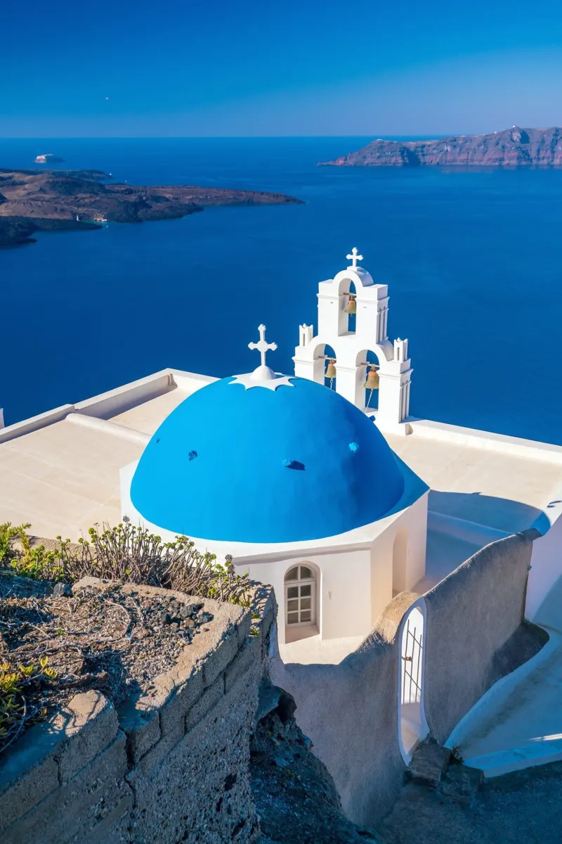 Santorini Glow plexiglass da PhotoVibe Decor