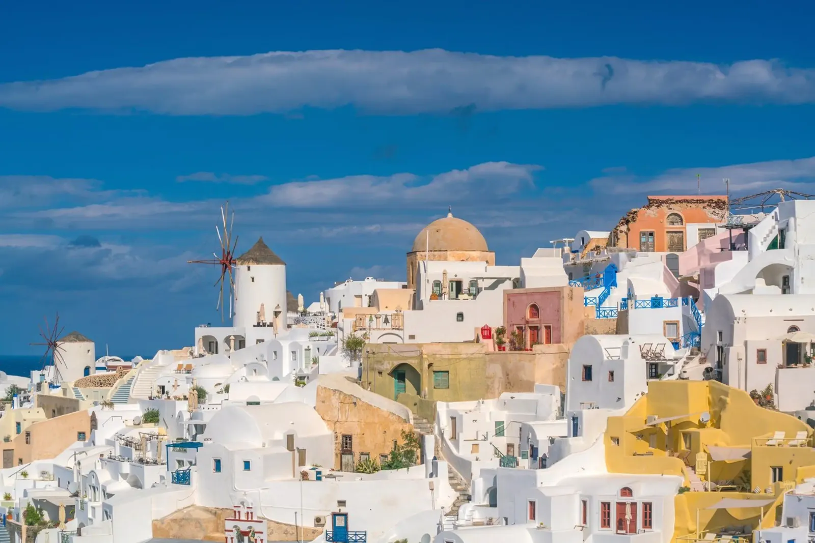 Santorini Glow poster da PhotoVibe Decor