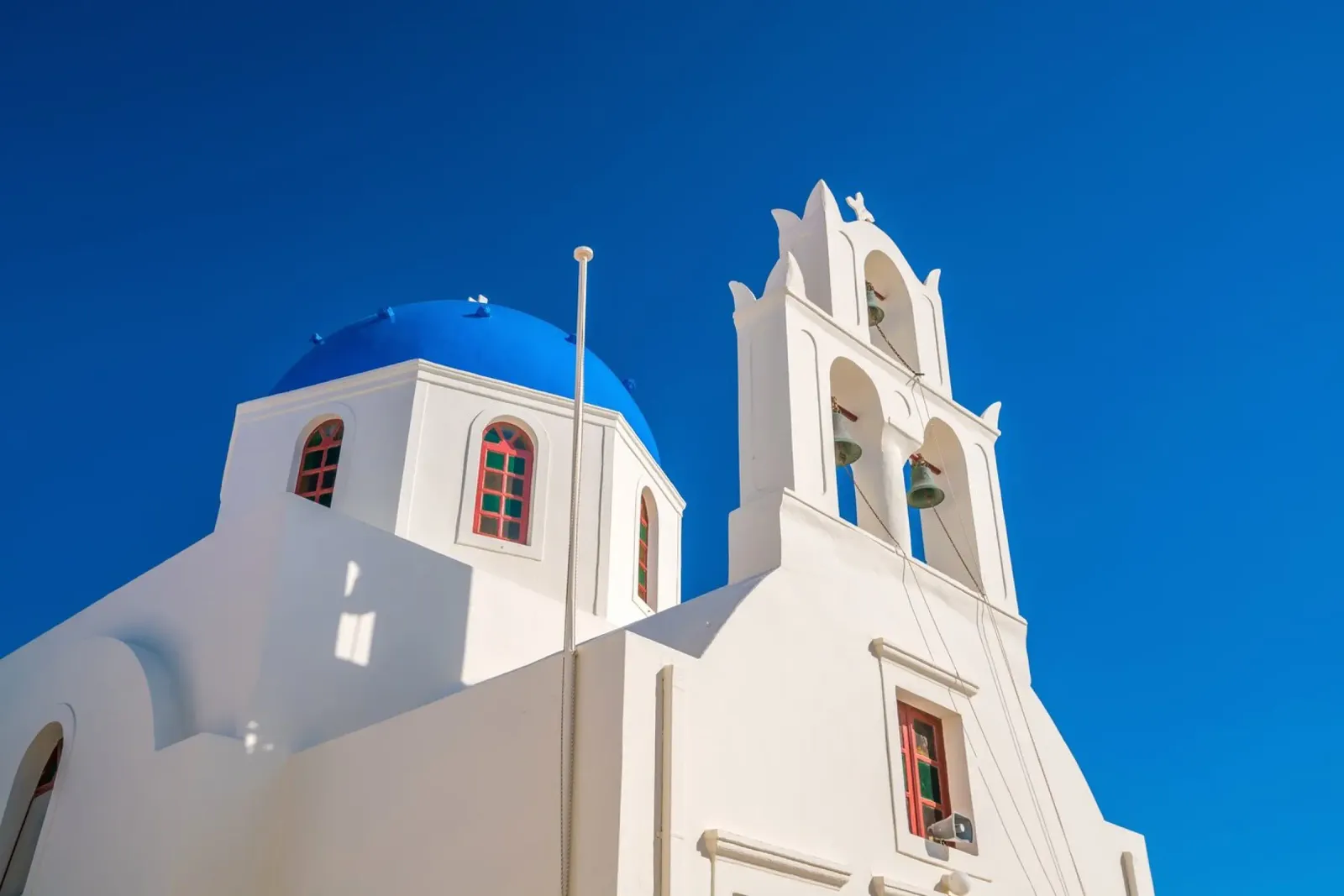 Santorini Glow poster da PhotoVibe Decor