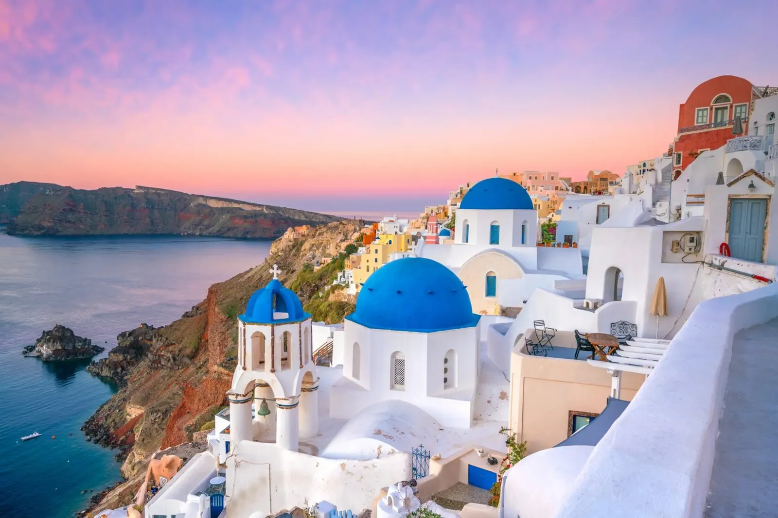 Santorini Glow plexiglass da PhotoVibe Decor