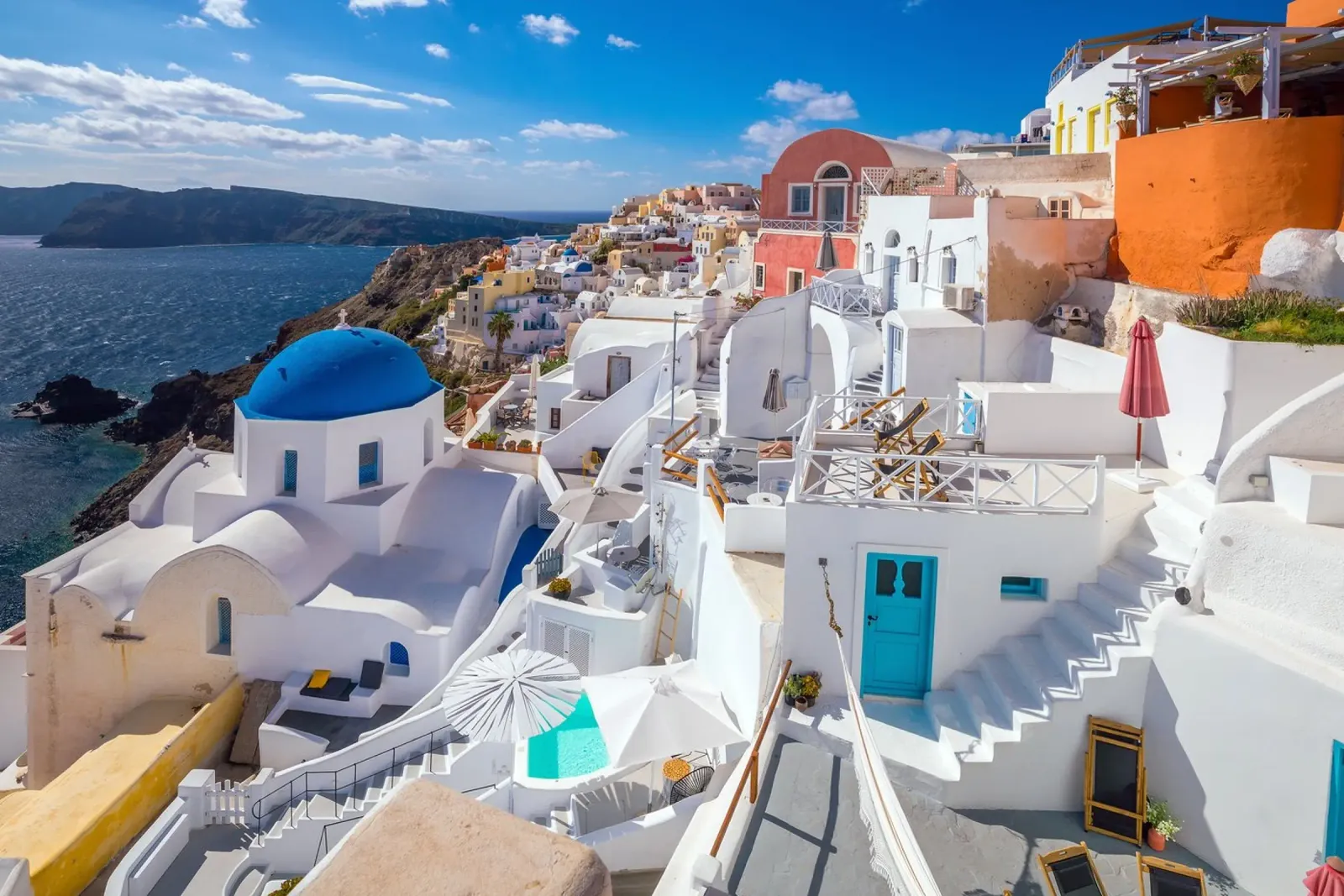 Santorini Glow plexiglass da PhotoVibe Decor