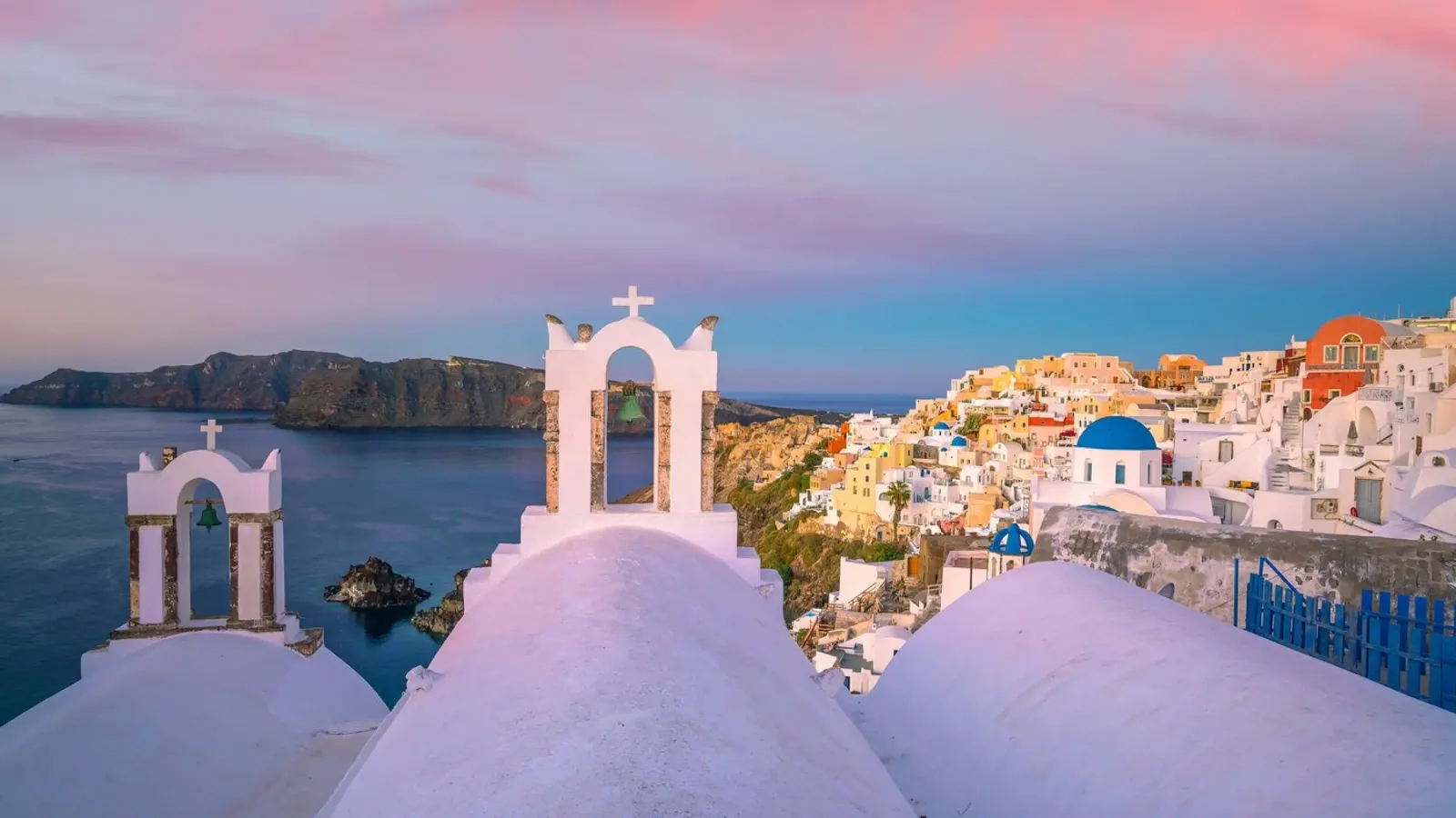 Santorini Glow tela da PhotoVibe Decor