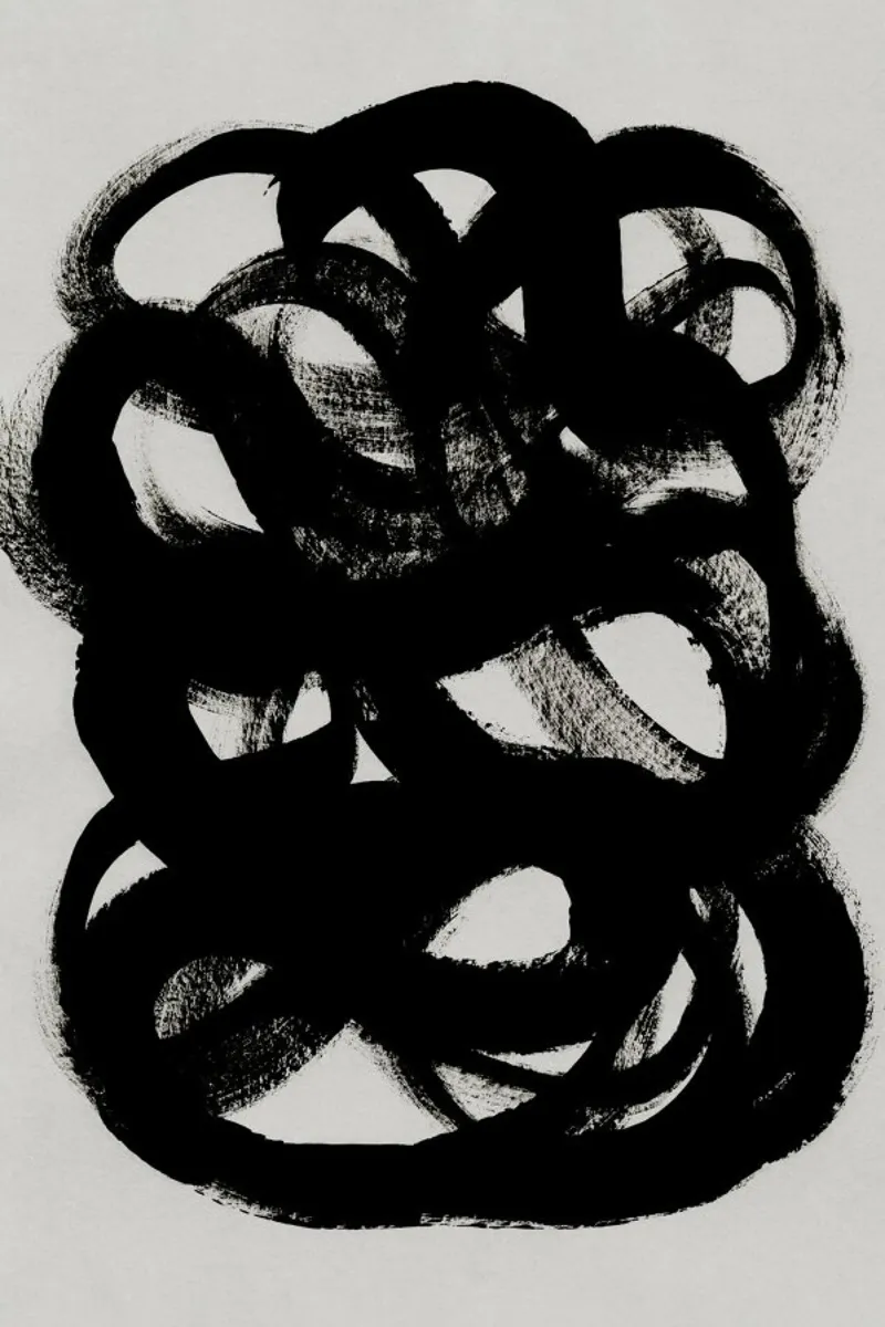 Abstract Brush Strokes 84 plexiglass da Mareike Böhmer