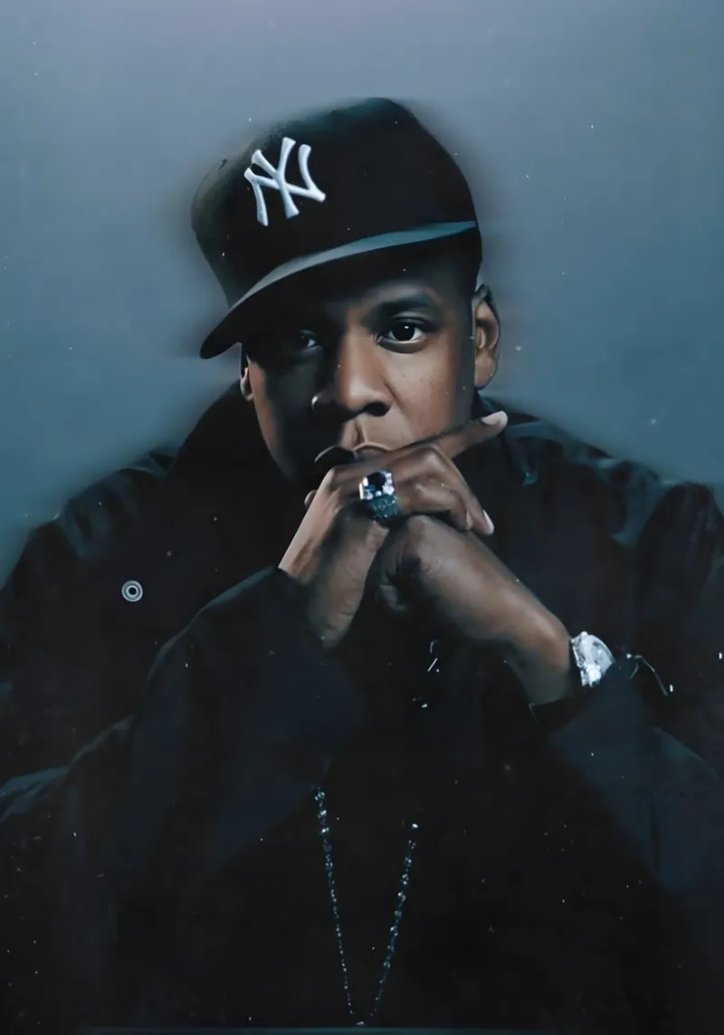 Jay Z pellicola backlit da Low poly art