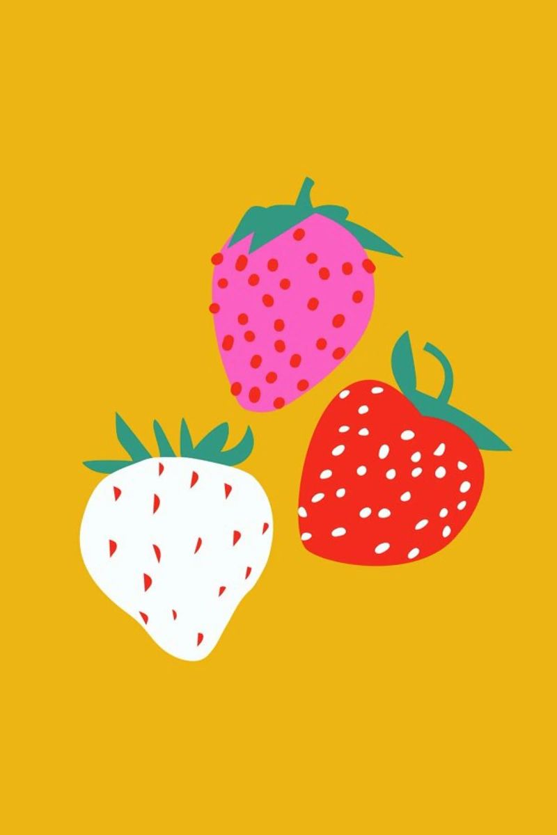 Strawberries poster by Mariery Young