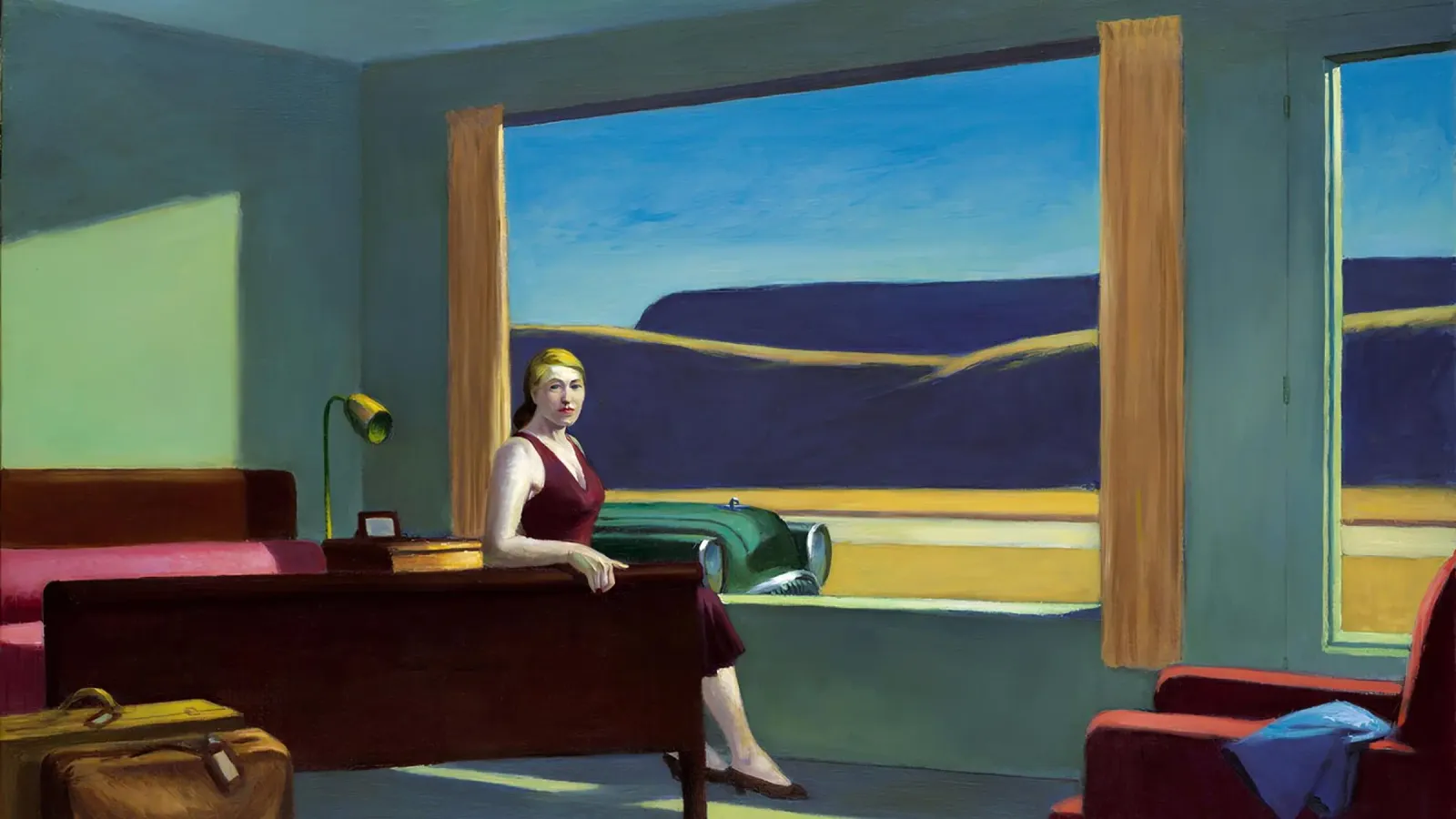 Il "Western Motel" di Hopper - Realismo americano e serenità stradale pellicola backlit da NorwesClub