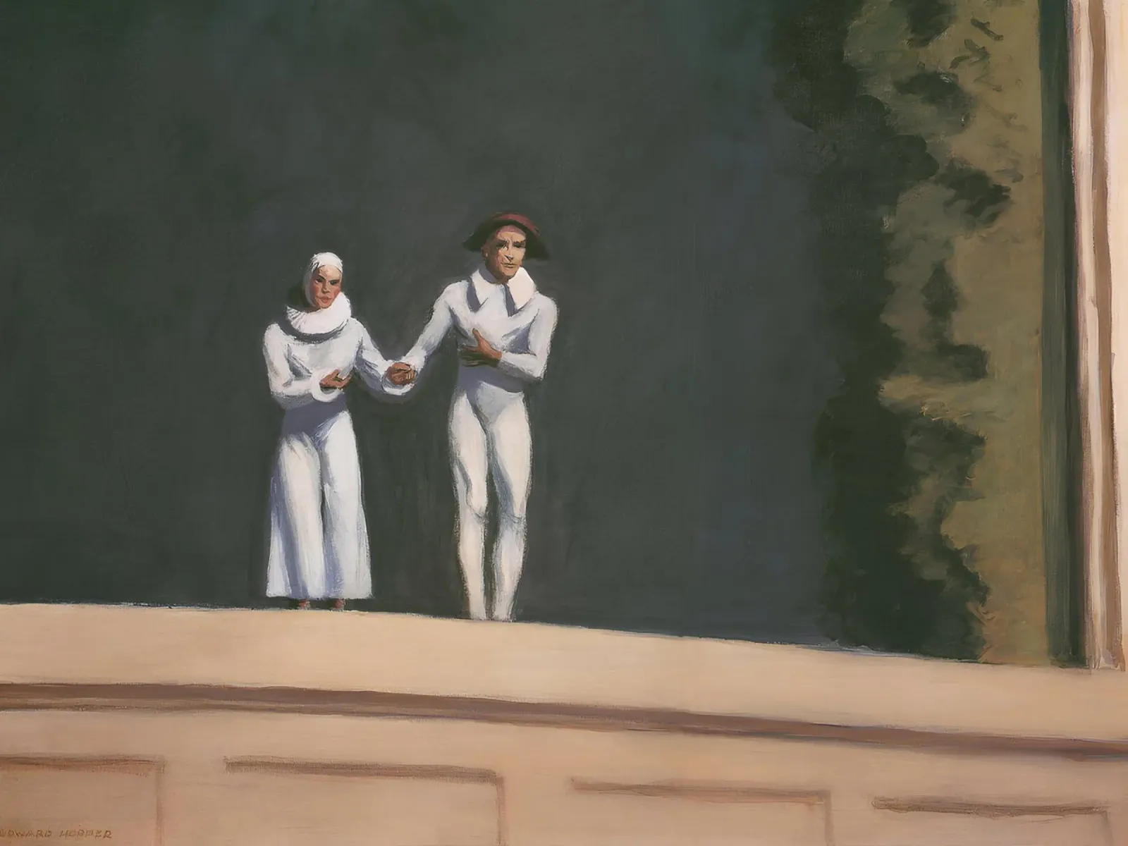I "due comici" di Hopper - Realismo americano e addio all'arte P pellicola backlit da NorwesClub