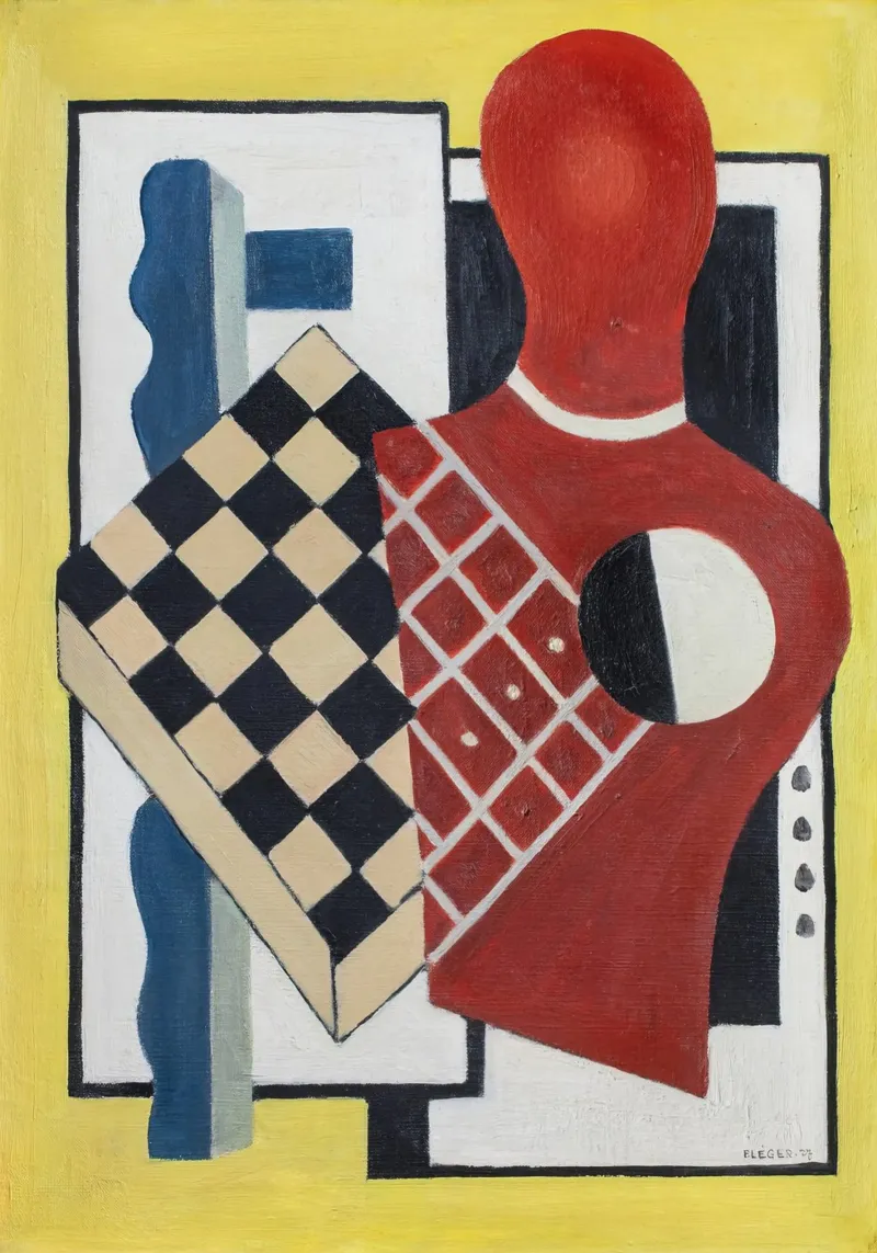 Léger's "Checkerboard Composition" - Cubist Abstract & Moder hahnemühle by NorwesClub