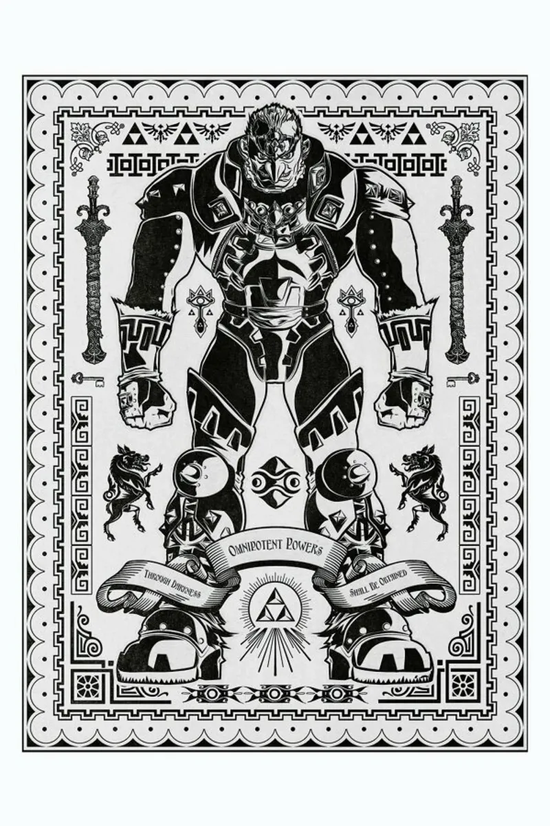 Vintage Gaondolf Portrait poster by Barrett Biggers