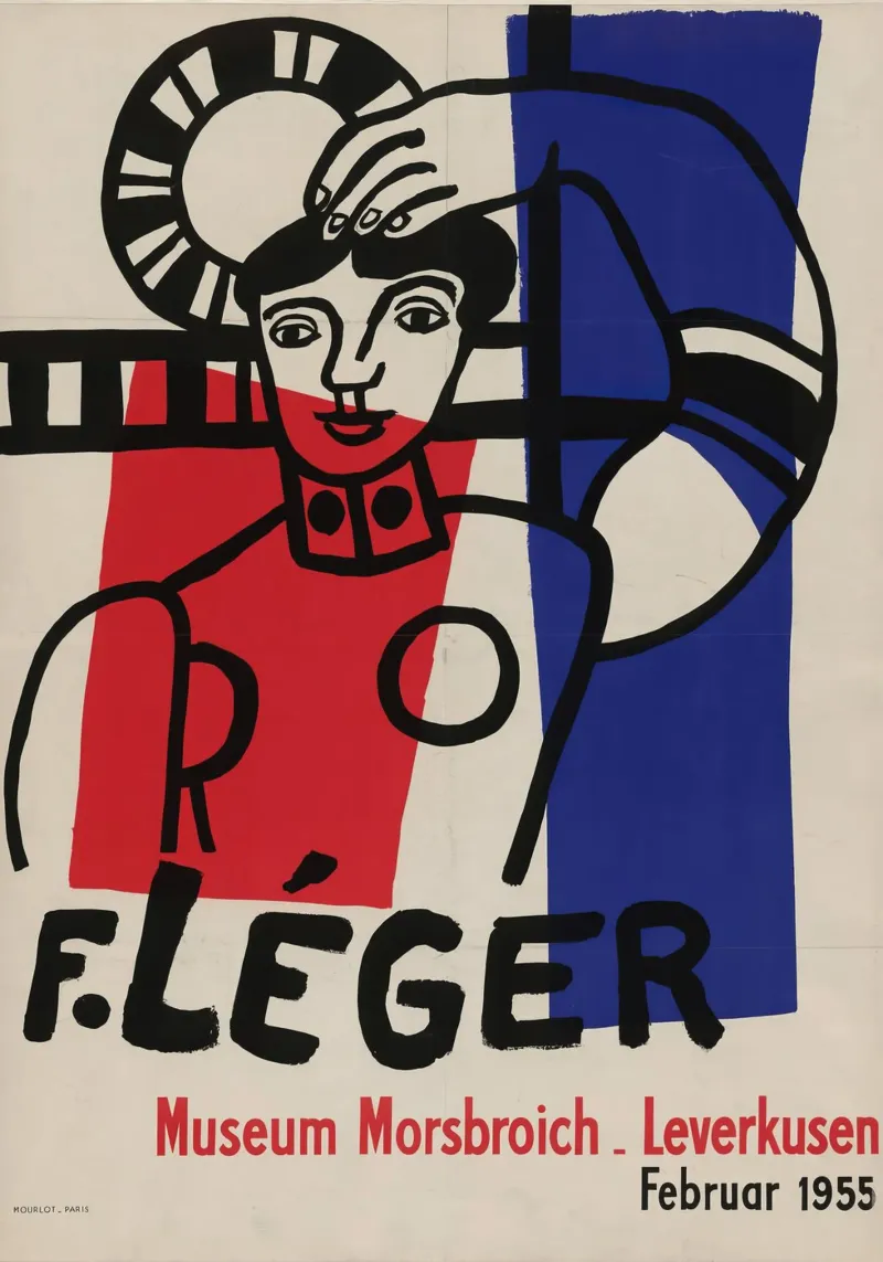 F. Léger Figure Composition - Cubist Modernism Art Print hahnemühle de NorwesClub
