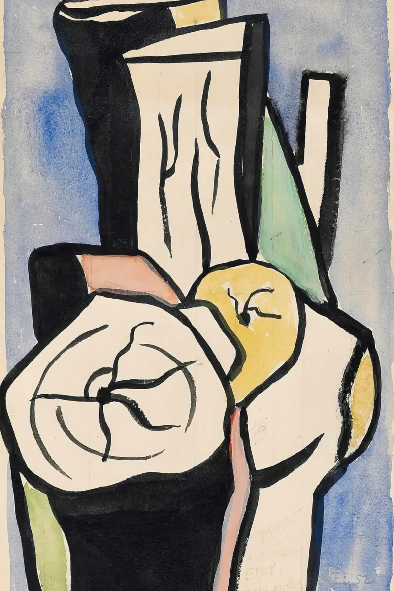 Fernand Léger: "I tronchi" - Forme astratte e audaci del legno (1952) alluminio dibond da NorwesClub