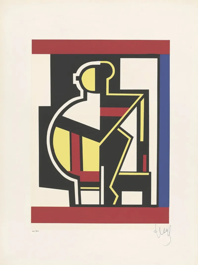 Fernand Léger Mechanical Period, Cubist Abstraction, Industr canvas by NorwesClub