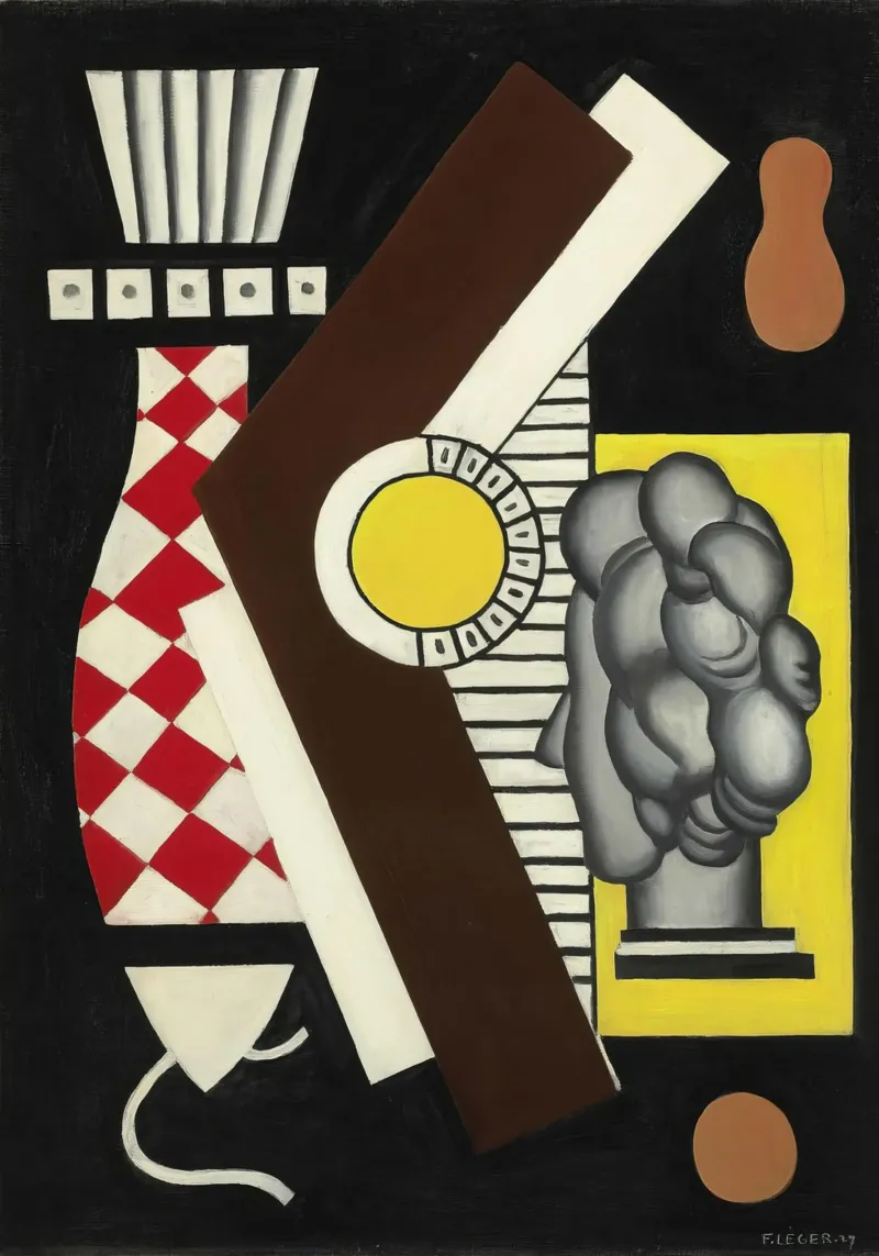 Fernand Léger Natura morta, forme cubiste, composizione astratta pellicola backlit da NorwesClub