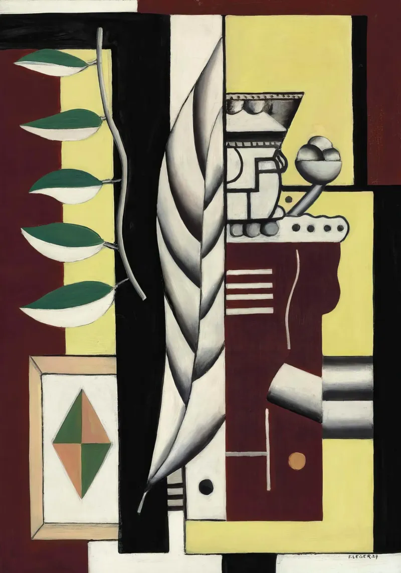 Fernand Léger Natura morta, Cubismo organico, Natura astratta carta hahnemühle da NorwesClub