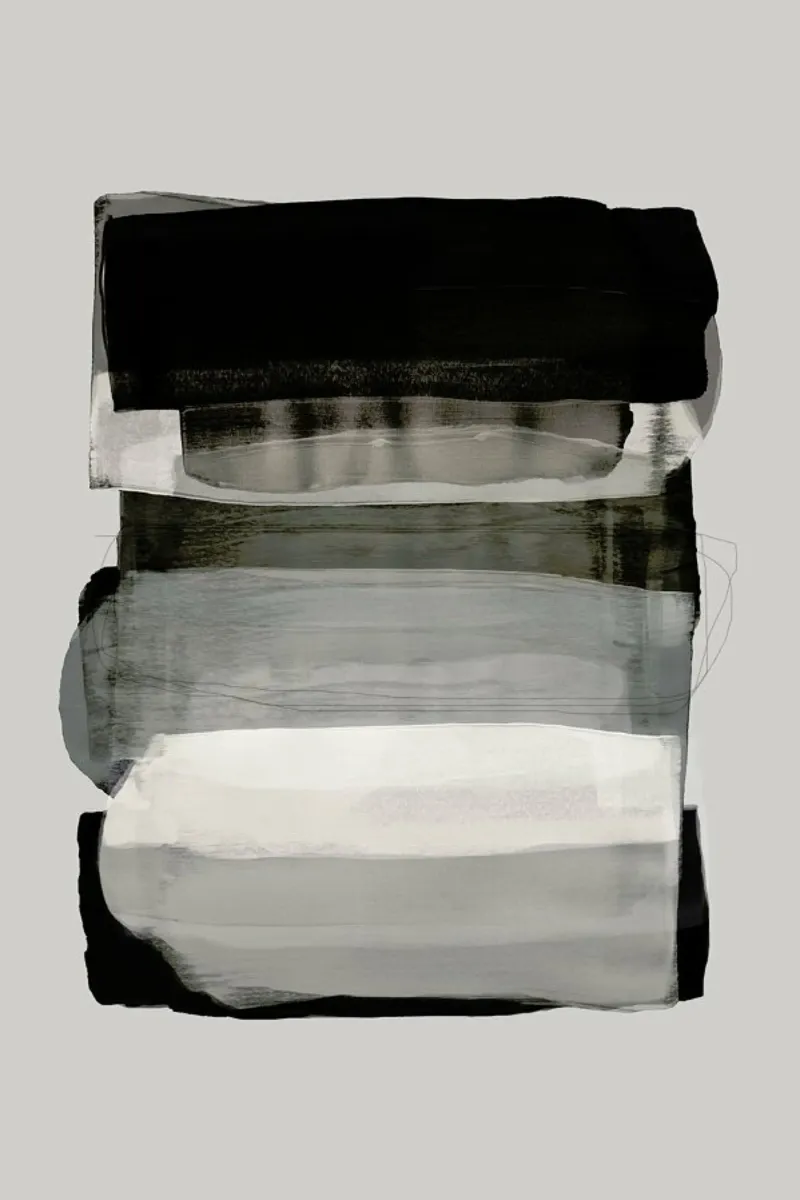 Abstract Brush Strokes 79 carta hahnemühle da Mareike Böhmer