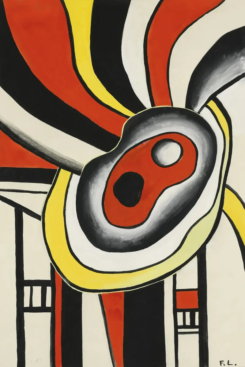 Fernand Léger: Dynamic Disks Mural Project, Abstrakte Kunst Poster von NorwesClub