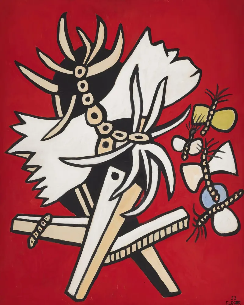 Fernand Léger: Butterflies & Insect, Abstract Nature Pop Art Hahnemühle von NorwesClub