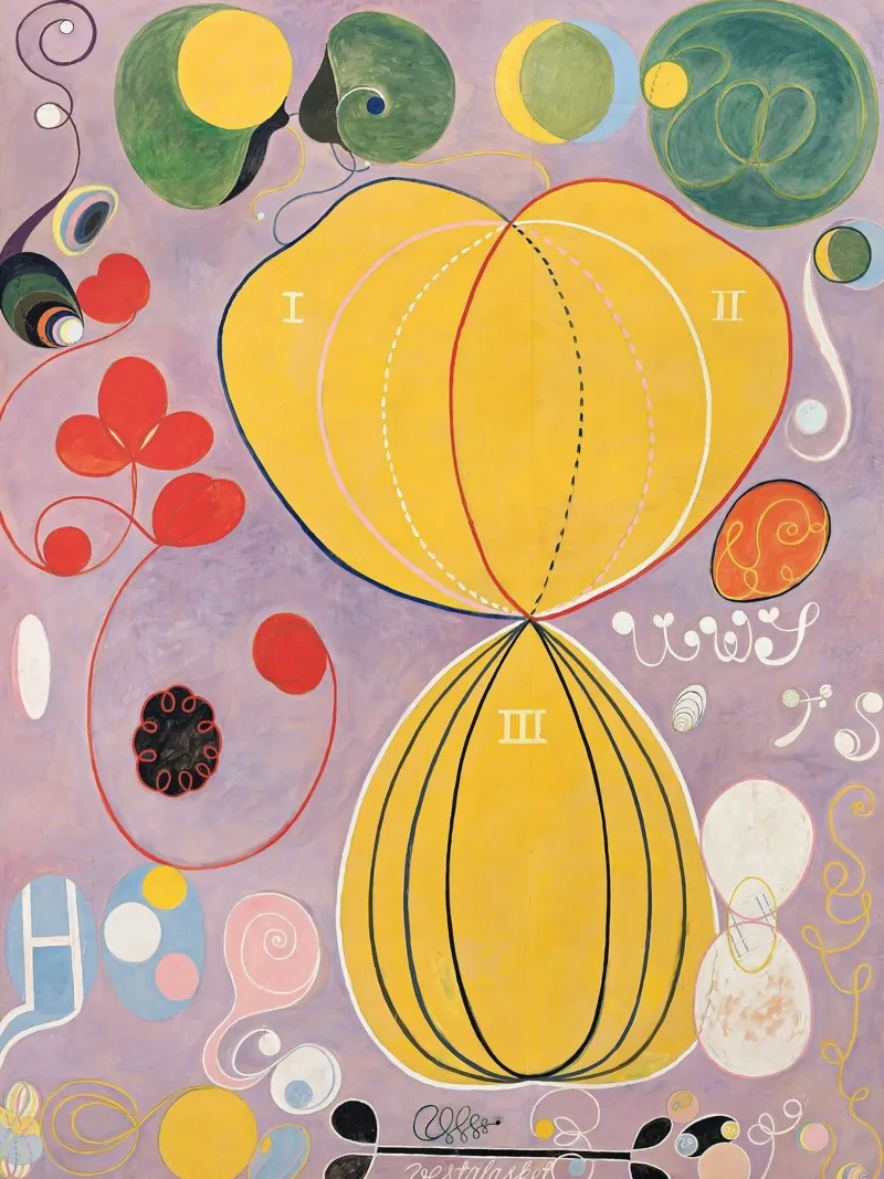 Hilma af Klint "Adulthood" | Abstract Spiritual Life Cycle A hahnemühle by NorwesClub