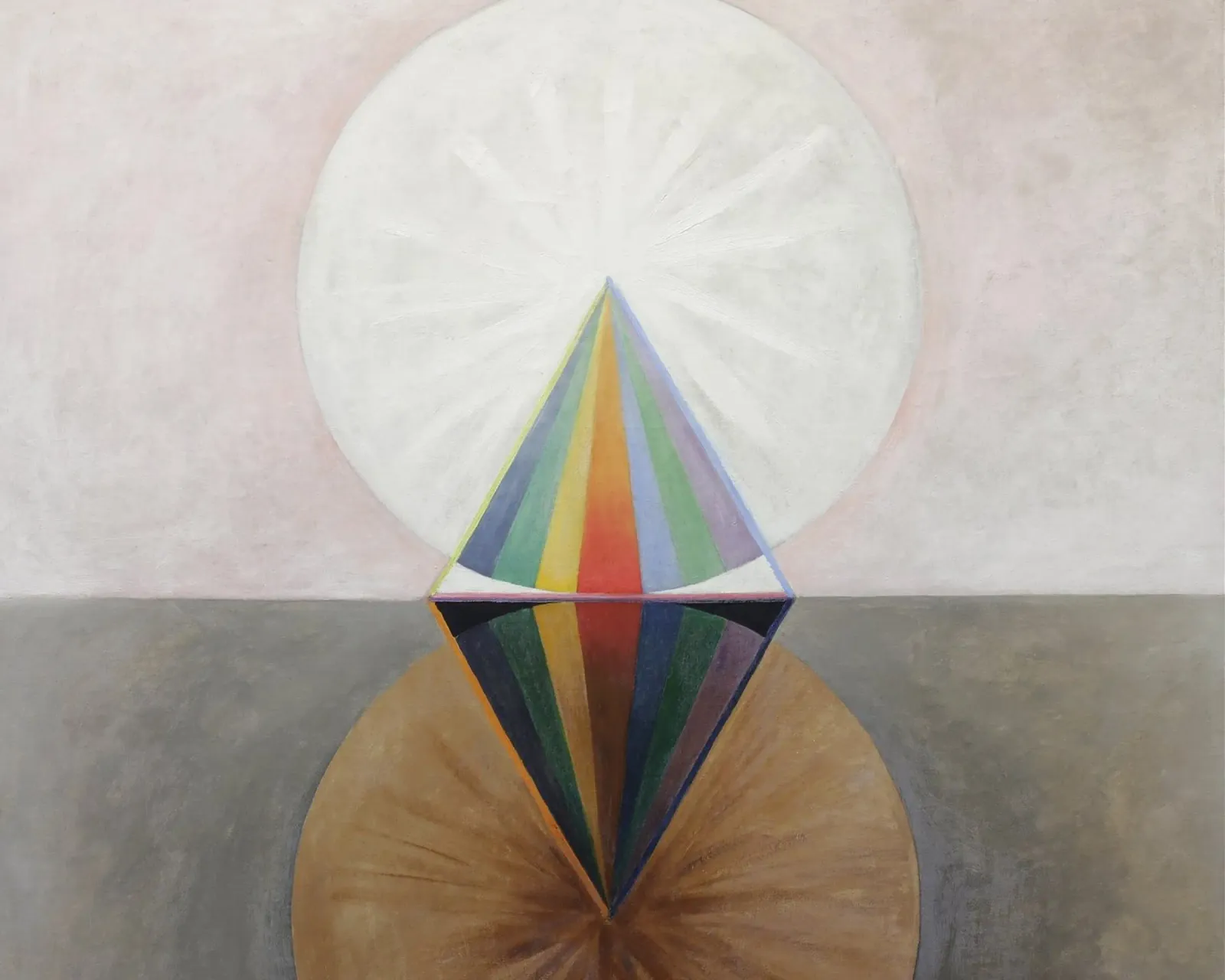 Hilma af Klint - Cisne nº 12: Simetría cósmica, Abs espiritual metacrilato de NorwesClub