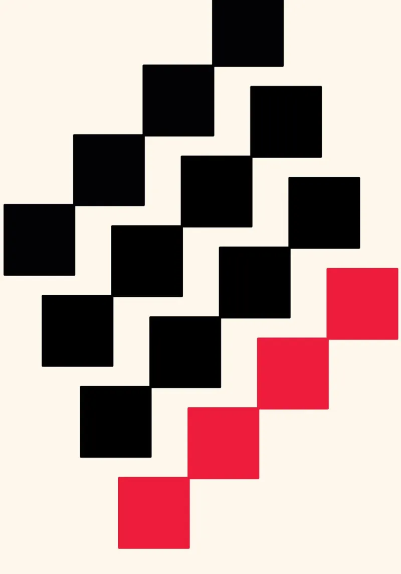Grafico BW Geometrico Moderno Bauhaus Poster Art poster da NorwesClub