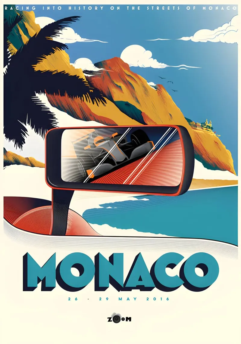 Viaggio d'epoca a Monaco pellicola backlit da AUTOSHOOT