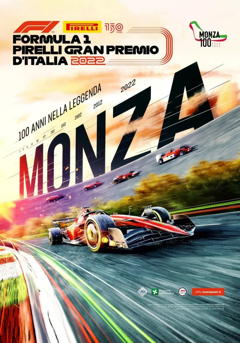 Monza Formula 1 grand Prix monaco poster da AUTOSHOOT