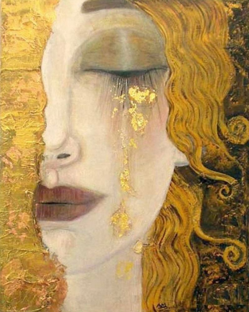 Freyas Tears Klimt Poster von venbeshop