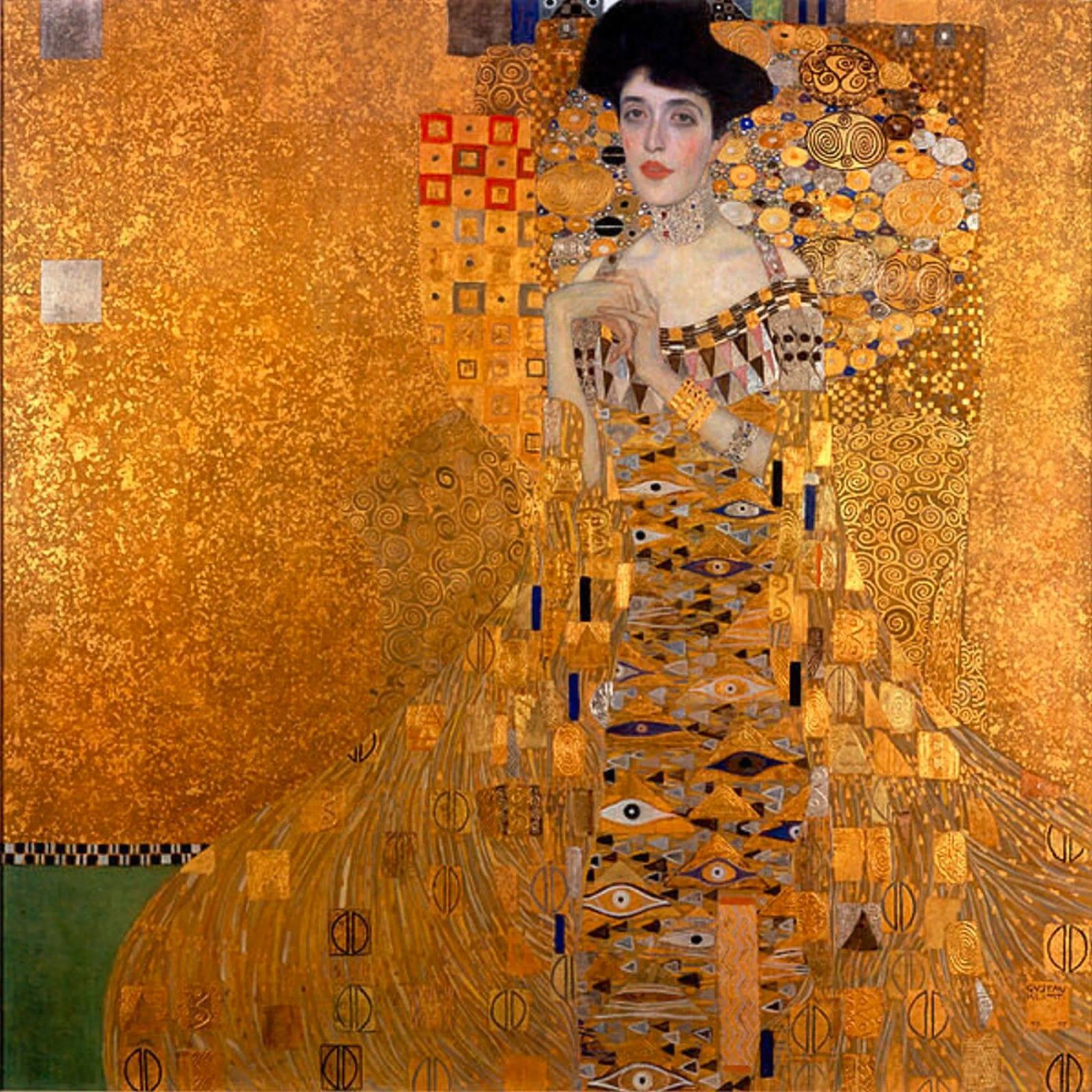 The Woman In Gold Klimt Poster von venbeshop