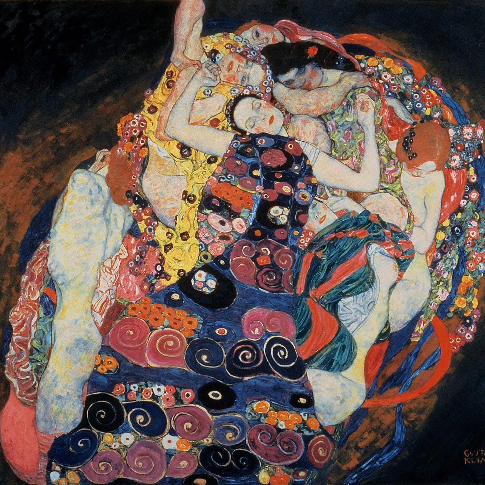 The Virgin 1913 Klimt Poster von venbeshop