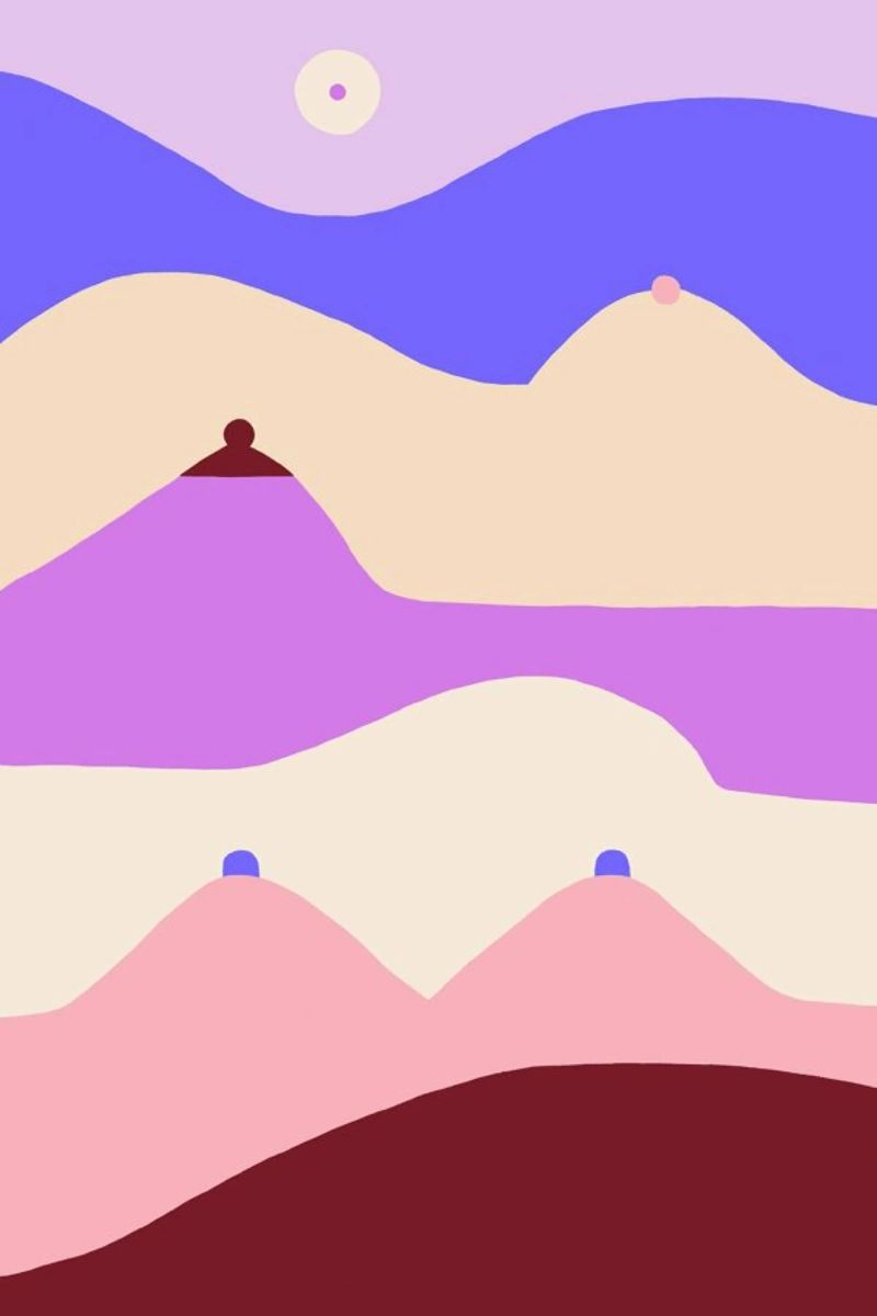 Boobscape Poster von Maren Gross