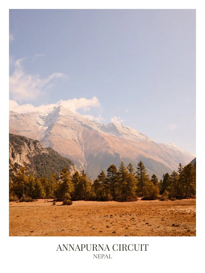 Annapurna Circuit II: Nepal pellicola backlit da FujiFrames