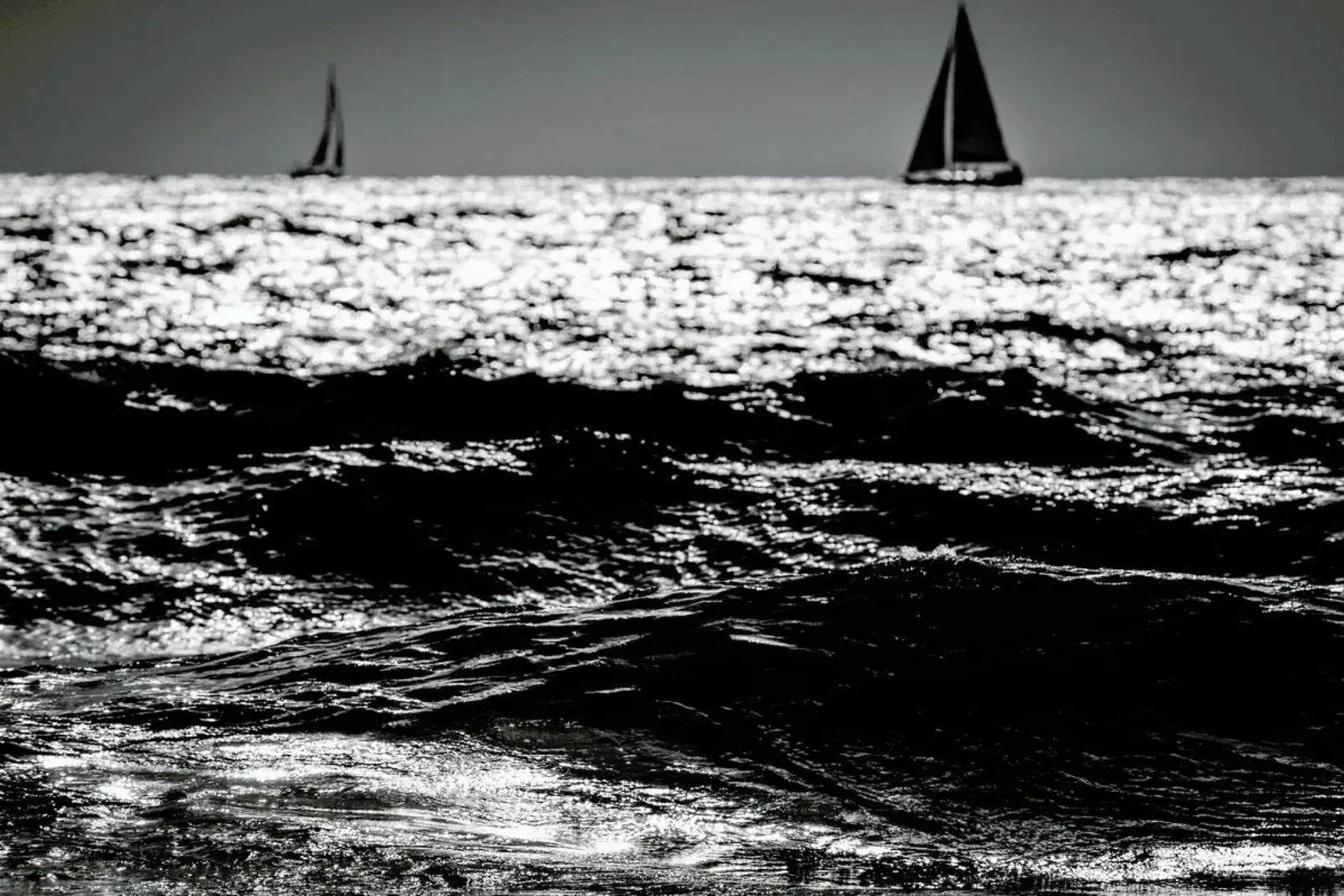Two Sailboats pellicola backlit da Tal Paz-Fridman