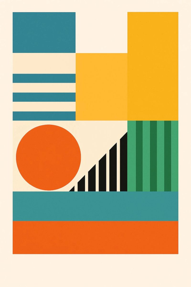 Create - Bauhausstil No.2 pellicola backlit da Studio M